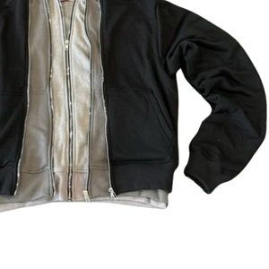 Sweat à capuche uni en polyester avec logo personnalisé OEM Sweat à capuche uni confortable lavable et durable pour hommes streetwear extérieur intérieur adulte - Product Image 6