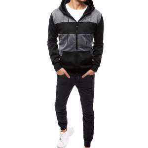 High Quality <b>Fleece</b> Sport Tracksuit <b>Running</b> Wear Slim Fit Custom logo Heavyweight Oversized Men Tracksuit - Product Image 4