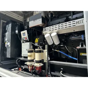 Groupe électrogène diesel industriel triphasé d'occasion 500 kW, sortie 208 V, groupe électrogène de secours commercial fermé avec ATS - Product Image 3