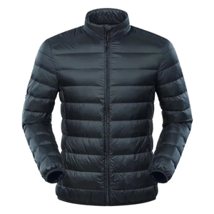 Nuevas chaquetas acolchadas para hombre con estampado de logotipo personalizado al por mayor, última moda 2025, chaquetas acolchadas de gran tamaño para invierno - Product Image 5
