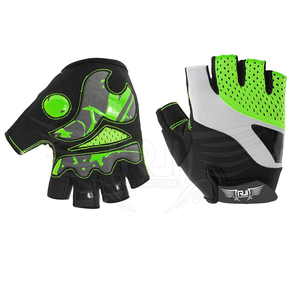 Gants de cyclisme robustes sur mesure à vendre Gants de cyclisme demi-doigts confortables en gros - Product Image 4