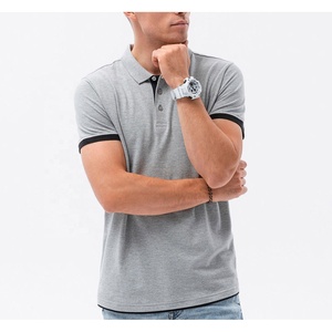 Polo à manches courtes décontracté d'été de haute qualité pour homme, haut de loisirs en tricot respirant avec logo personnalisé et motif imprimé - Product Image 5