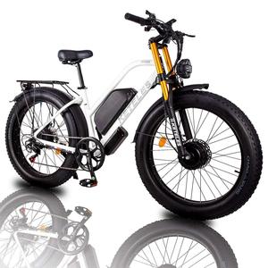 Bicicleta Eléctrica de Alta Calidad con Motor Dual de 2000W y Neumáticos Anchos - Bicicleta Eléctrica de 35MPH, Batería Extraíble de 48V 23Ah - Product Image 2