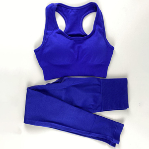 Conjuntos de Leggings de Yoga para Mujer de Alta Calidad con Logotipo Personalizado, Sujetador Deportivo, Sin Costuras, Spandex/Nailon, Cintura Elástica, Efecto Push-Up - Product Image 6