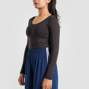 Body de Manga Larga Transpirable para Mujer, Tejido Ligero, Moderno, de una Pieza, Perfecto para Uso Diario - Product Image 4