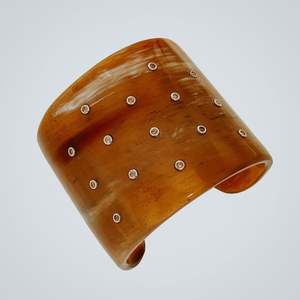 Brazaletes de Cuerno de Búfalo Ecológicos Hechos a Mano, Material Orgánico, Tamaño Personalizado, Joyería Étnica de Moda al por Mayor - Product Image 3