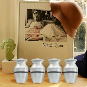 โกศเผาศพขนาดเล็กพร้อมสติกเกอร์สำเร็จรูปทำจากอะลูมิเนียมสำหรับสัตว์เลี้ยง - Product Image 6