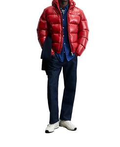 Veste coupe-vent légère pour homme, capuche réglable, fermeture éclair, tissu imperméable, isolation en polaire pour les activités de plein air, décontractée - Product Image 5