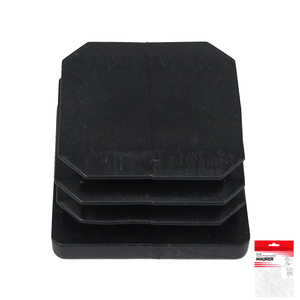 ฝาปิดด้านในทรงสี่เหลี่ยมสีดำ 35x35 มม. บรรจุภัณฑ์แบบแผง บรรจุ 4 ชิ้น - Product Image 2