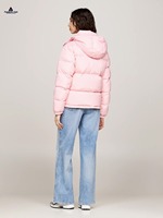 Vente en gros Vestes d'hiver de haute qualité en plumes de canard remplies de plumes de canard avec logo personnalisé pour femmes