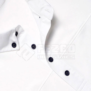 Hombres con estilo para Polos Logotipo personalizado Impreso Color sólido 100% Algodón Tela de punto transpirable - Product Image 4