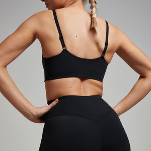 Sujetador deportivo sin costuras de alto soporte, acolchado multicolor, fuerza media, gimnasio, trabajo, ligero, transpirable, sujetador de Yoga, talla grande OEM - Product Image 3