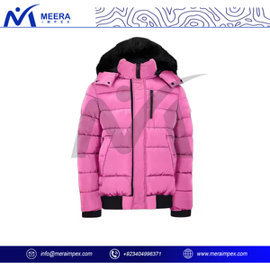 Veste matelassée OEM ODM pour hommes avec logo de l'entreprise, vêtements d'extérieur d'hiver matelassés chauds et coupe-vent pour les équipes d'équipage ou les vêtements de travail en plein air - Product Image 2
