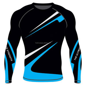 Rashguard de MMA de la Mejor Calidad, Manga Larga, para Hombre, Rashguards al por Mayor, Elegantes, Personalizables, Lisos, de Alta Calidad - Product Image 1