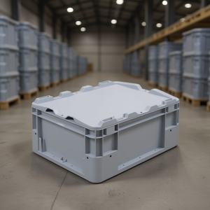 Burkle GmbH กรงจัดเก็บ & ภาชนะสำหรับอุตสาหกรรมและห้องปฏิบัติการพร้อมฝาปิดสำหรับการจัดเรียงและการจัดระเบียบอย่างมีประสิทธิภาพ - Product Image 3