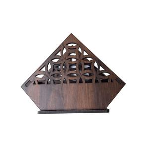 Cubierta de caja de pañuelos hecha a mano de tendencia y servilletero con logotipo personalizado Diseño moderno Decoración de mesa portátil de alta calidad - Product Image 1