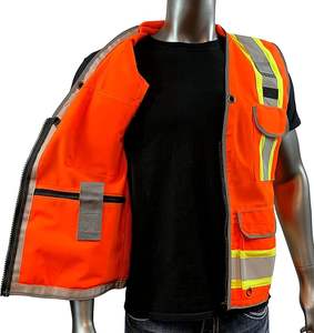 Ropa de seguridad para la construcción Chaleco de alta visibilidad Chaqueta de alta visibilidad Chaleco DE SEGURIDAD reflectante azul Malla con logotipo personalizado - Product Image 3