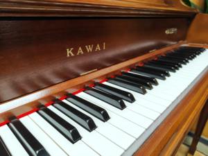 Kawai KL11WI Retro Brown Solid Wood Upright <b>Piano</b> Japan Used Precision Built Keyboard Stable Vintage Play Popular Export Model - Product Image 2
