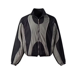 Chaqueta Cortavientos Personalizada con Cuello Alto y Logotipo Frontal, Impermeable, para Hombre, para Invierno, Primavera y Otoño - Product Image 1