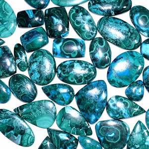 คริสโซโคลลาธรรมชาติอัญมณีหลวมวัสดุควอตซ์สำหรับทำเครื่องประดับ - Product Image 5