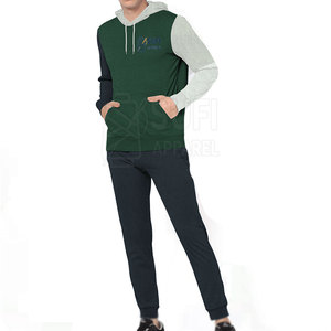 Ropa de Calle de Invierno para Exteriores, con Capucha, Tallas Grandes, Logotipo Personalizado Impreso, 100% Algodón Ecológico, Transpirable, de Secado Rápido y Ligero - Product Image 1