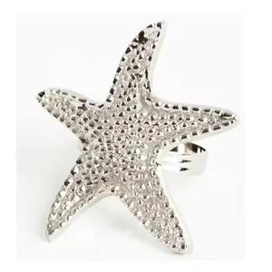 Anneaux de serviette de la meilleure qualité, décoratifs pour la table de mariage, design doré mat, anneaux de serviette incroyables - Product Image 2