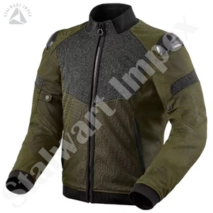 Vestes de sport en cuir sur mesure pour moto, coupe-vent, grande taille, respirantes, ignifuges, extensibles pour hommes - Product Image 4