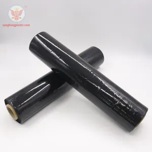 Vietnam Hersteller hochwertige schwarze Stretch folie | Stretch folie mit schwarzer Paletten verpackung | Jumbo Roll Stretch folie für den Export