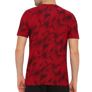 Mejor diseño Hombres Sublimación Camisetas Antiarrugas 100% Algodón antiarrugas anti-pilling alta exigencia Hombres Sublimación Camiseta - Product Image 5