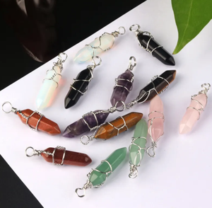 Colgante de lápiz de labradorita Natural a granel de gran oferta de la mejor calidad para hacer joyas, regalo de Navidad - Product Image 2