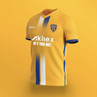 Jersey Sepak Bola Unisex Custom 2026, Bernapas, Cepat Kering, Ringan, 100% Polyester Ramah Lingkungan, Cetak Digital, Berkualitas Tinggi