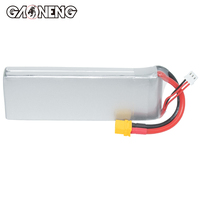 GAONENG GNB 7.4V 5200mAh 60C 2S Baterai LiPo Soft Case dengan Konektor XT60 untuk Pesawat RC, Pesawat Layang, Jet, Perahu RC, dan Mobil RC