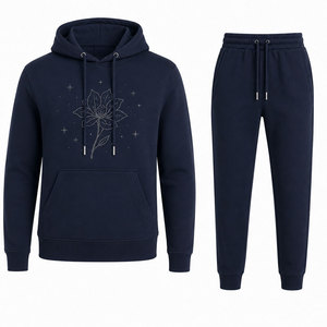 Conjunto Deportivo de Moda para Hombre con Pedrería, Tela Transpirable, Ajuste Cómodo, Ideal para Viajes, Ropa Casual y Actividades Diarias - Product Image 1