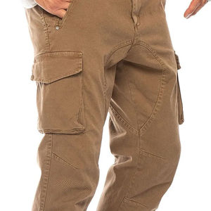 Pantalon cargo pour homme, coupe droite, mi-slim, décontracté, ample, vêtements de travail, respirant, durable, confortable, poids moyen, 100% coton, randonnée - Product Image 5