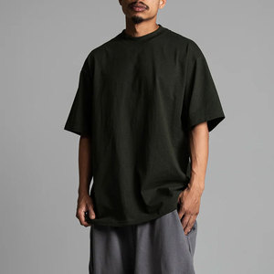 T-shirt Homme Max Heavyweight en Coton Épais Respirant à Col Montant, Manches Courtes, Coupe Ample, Style Streetwear, Uni, Vente en Gros - Product Image 1
