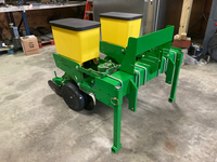 Semoir à maïs agricole motorisé 4 rangs haute productivité pour usage en construction, avec fertiliseur, boîte de vitesses et pompe, garantie 1 an FR