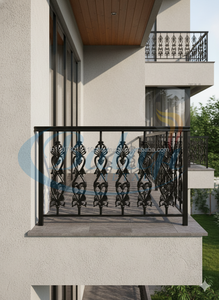 Balaji Metals, garde-corps de balcon traditionnel en fonte sans cadre, panneau de garde-corps, surface résistante à la rouille protégée contre les UV, garantie de 5 ans - Product Image 2