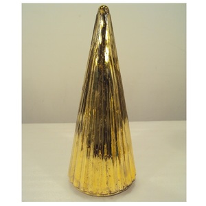 Arbre de Noël en verre de taille moyenne ornements de table décoratifs pour la décoration de fête à la maison - Product Image 2