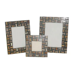 Customized Shiny Iron Bone Inlay Resin LED <b>Photo</b> <b>Frame</b>, Valentine Day Gift & Wedding Home Decor in 4x6, <b>5x7</b>, 8x10 Sizes - Product Image 1