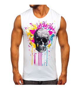 Camiseta sin mangas de gimnasio de moda de alta calidad con logotipo personalizado para hombre con camiseta sin mangas de etiqueta privada - Product Image 1
