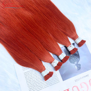 MEJOR VENDEDOR Vietnam Virgen Remy Cutícula Super Doble Dibujado Extensiones Humanas A Granel Nuevo Modelo Frontal 8 36 Pulgadas Estirado - Product Image 2