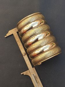 Bracelets en laiton de haute qualité, sans rouille, bijoux tendance, bracelet royal et bracelets unisexes pour filles et garçons - Product Image 3