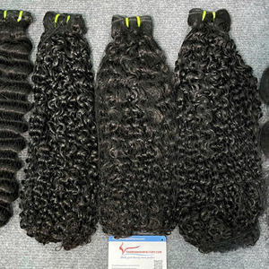 Pixie Curly Natural Black 100% Virgin <b>Remy</b> <b>Human</b> <b>Hair</b> <b>Extensions</b> Luxury Style From Thanh an <b>Hair</b> - Product Image 2