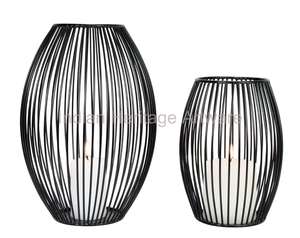 Custom Handmade Modern Design Gold Silver Iron Wire <b>Tea</b> <b>Light</b> <b>Candle</b> <b>Holder</b> Festive Lantern for Home Decoration Christmas - Product Image 4