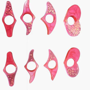 Soporte para páginas de libros de resina, agarre para los dedos, accesorio de lectura duradero y cómodo, perfecto para libros, materiales de estudio, diarios y novelas - Product Image 1