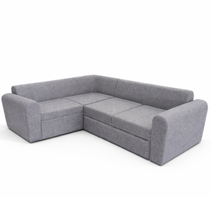 Modern Mabelia Oval Living Room <b>Sofa</b> Set Custom Upholstery High-Density Foam Cushioning <b>Wood</b> <b>Frame</b> <b>Sofa</b> Bed Straight Arms - Product Image 3