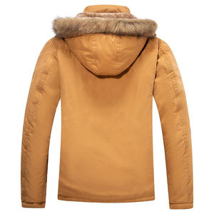 New <b>Winter</b> <b>Men</b> Thicken Warm Hooded <b>Parka</b> <b>Coat</b> Fleece <b>Men's</b> Jackets Outerwear Overcoats Thick Warm - Product Image 2
