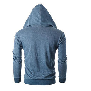 Sweat-shirt unisexe de haute qualité en gros, 100% coton tricoté, polaire anti-rétrécissement, fermeture éclair, logo B imprimé - Product Image 5