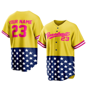 Venta Caliente, Camisetas de Béisbol Personalizadas de Alta Calidad para Hombre, Uniformes con Pantalones Cortos Personalizados con Técnica de Sublimación - Product Image 2