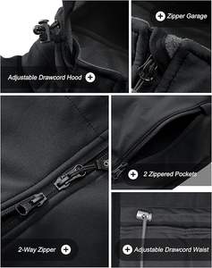 Veste de pluie longue Softshell pour femmes coupe-vent imperméable respirant doublé polaire capuche respirante moto Auto Racing Wear - Product Image 5